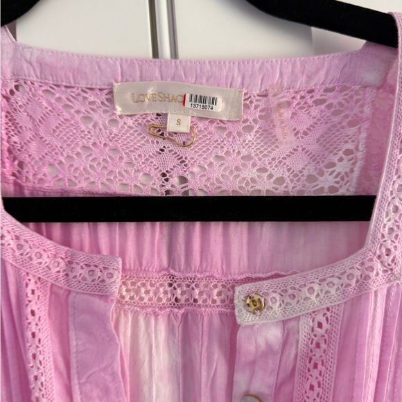 Loveshackfancy Edie dress pink tiedye Small - Picture 3 of 4